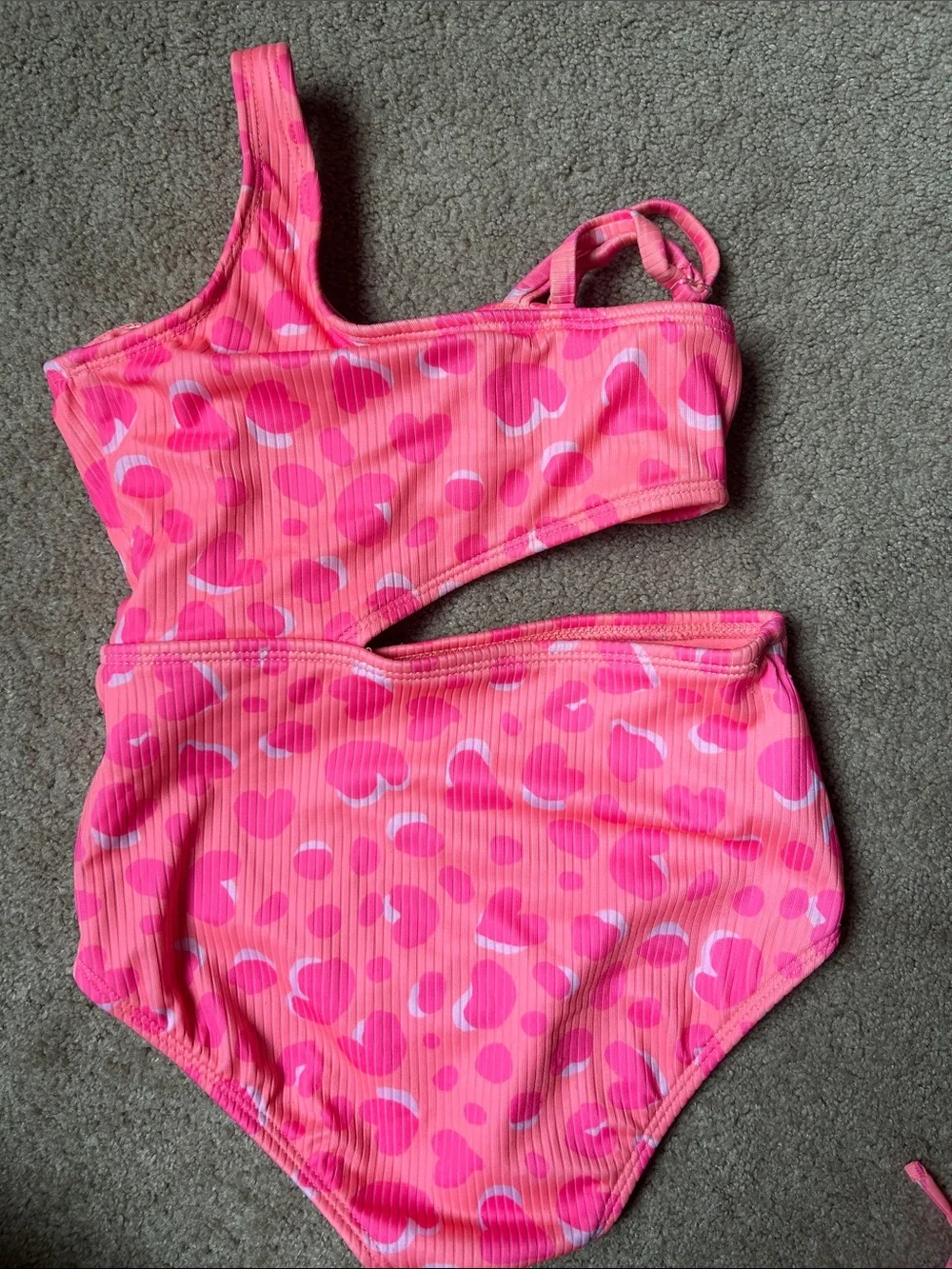 Girls Cat & Jack One Piece Swim with Skirt